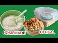 Baby food || homemade cereal for baby || how to cook cereal power step by step video || quick recipe