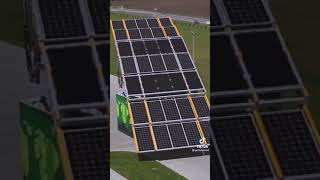 portable solar farm from a shipping container #shorts #people #technology #portable