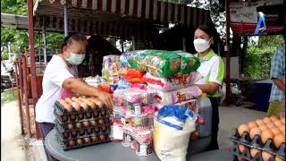 มูลนิธิร่วมกุศล สมุทรปราการ ส่งมอบเครื่องอุปโภค บริโภค และวัตถุดิบสำหรับ นำมาจัดทำเป็นอาหารกล่องปรุง