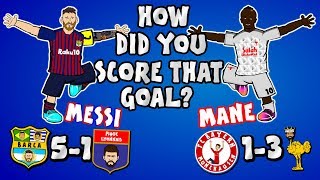 🔥MESSI & MANE vs Lyon + Bayern!🔥 (Barca & Liverpool Champions League 2019 Parody Goals Highlights)