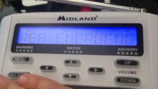 Activating my Midland WR120 for a Local Area Emergency