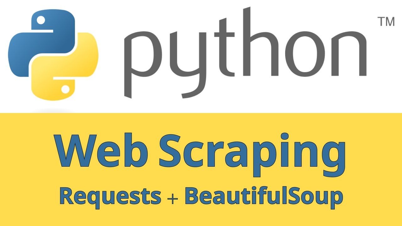 Python - Web Scraping Using BeautifulSoup And Requests - YouTube