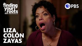 Liza Colón-Zayas Emotional Over Discoveries in Family Tree | Finding Your Roots | PBS