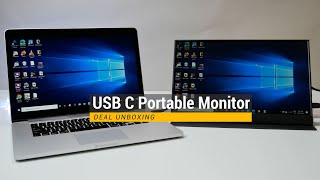 USB C Monitor Review - AUZAI Best 15.6" Portable USB C Display