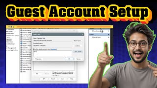How To Create a Guest Account with Limited Access in Windows 10/11 - For Beginners