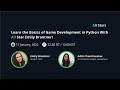 Learn the Basics of Python Game Development – With All-Star Emily Brantner!