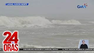 Mga mangingisda sa Ilocos Norte, ‘di pa rin makapalaot dahil sa lakas ng alon | 24 Oras