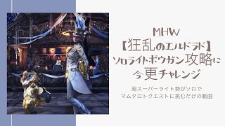 MHW【狂乱のエルドラド】ソロライトボウガン攻略に今更チャレンジ