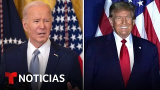En la frontera hay escepticismo con las visitas simultáneas de Biden y Trump | Noticias Telemundo