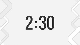 2 Minute 30 Second Timer (Basic White)