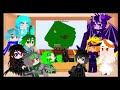 The Titans + 3 Titanesses React to MINECRAFT TITANS VS UNKILLABLE MINECRAFT BOSS!! By BeckBroJack
