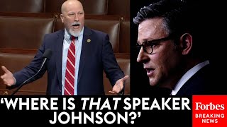 BREAKING NEWS: Chip Roy Directly Calls Out Speaker Johnson In Fiery Rant Against