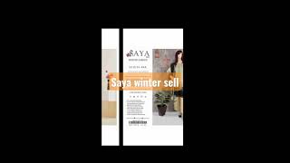 *Saya 3 piece* winter collection* super whole Sall*{hashtag} collection#saya#sale#collection