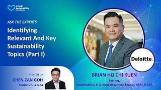 LSA Ask the Experts: Identifying Relevant and Key Sustainability Topics (Part I)