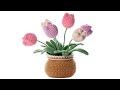 Tulip pot -4：How to assemble the tulip ？