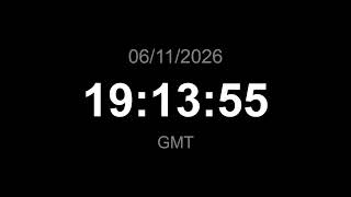 🔴 LIVE | Clock - GMT (Current time)