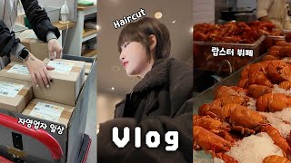 [VLOG] 일하고 먹는 자영업자 일상 ∣ 크리스마스 주문 폭주⁉️ ∣ 랍스터 뷔페 바이킹 스워프 ∣ 새벽 수영 ∣ 쇼핑몰 사장