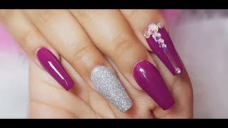 Unas Acrilicas Baby Boomer Y Difuminadas Color Pastel