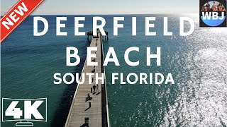 Deerfield Beach Florida - Exotic Places - One of the Best Beach on USA 2020 4k video