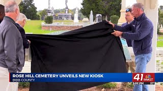 Rose Hill Cemetery unveils new kiosk that aims to help guests learn more