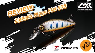 Zipbaits Rigge Flat 50s ][  Lure Action Review Channel