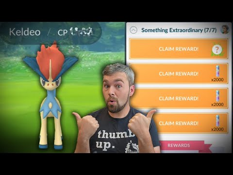 Keldeo Special Research Completed & THIS is what we got! (Pokémon GO)