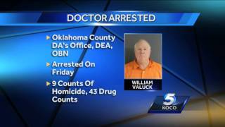 Oklahoma doctor in jail facing 9 counts of homicide