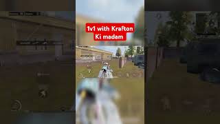 1v1 with krafton madam Riyal hai @BattlegroundsMobile_IN @kraftonindiaesports