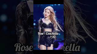 Black pink member saying Coachella #comment your favourite #subscribe