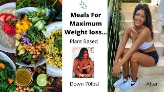 Easy Meals For Maximum Weight Loss // Plant Based (Starch Solution) // Instagram Q & A