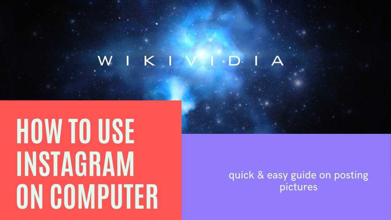 How To Use Instagram On Computer - YouTube