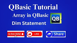 QBasic Tutorial To Print The Sum Of Integers Using Array || QBasic Tutorials