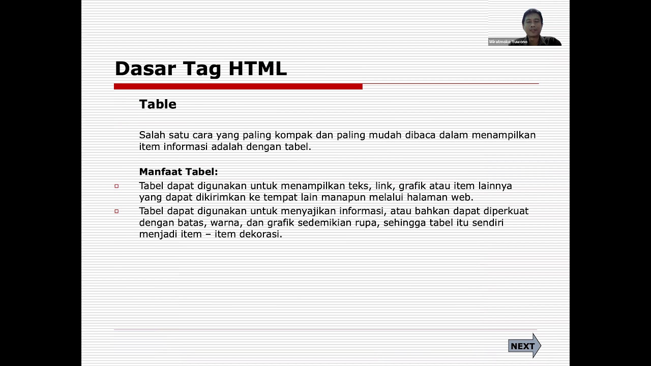 Pemrograman Web-HTML Dasar - YouTube