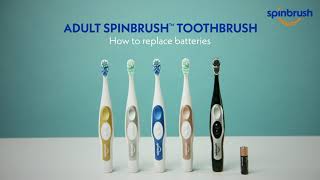 Adult Spinbrush™ Toothbrush Battery Replacement