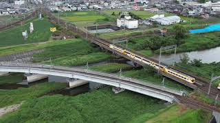 近鉄電車（伊勢中川駅：中川デルタ）