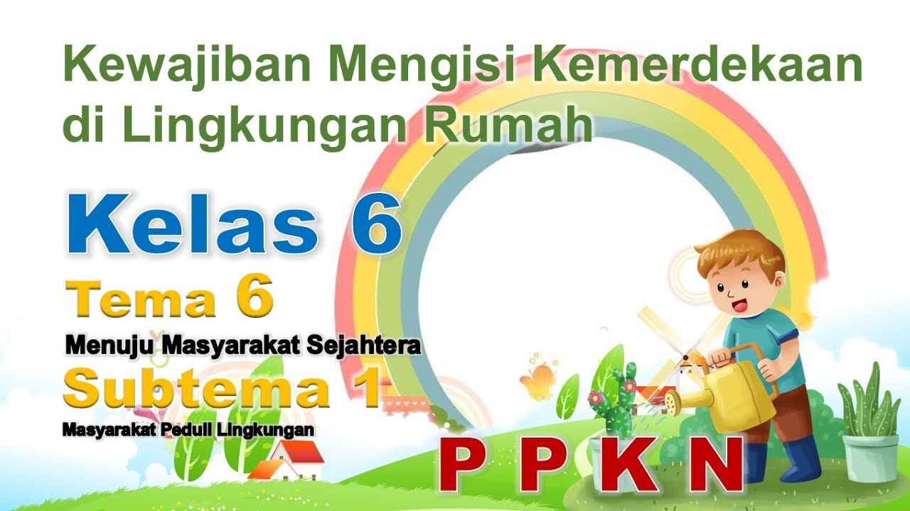 PPKN Kelas 6 Tema 6 Subtema 1 "Kewajiban Mengisi Kemerdekaan Di ...