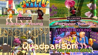 MMD SMB X STH X B\u0026K - Forever Young (Quadparison)