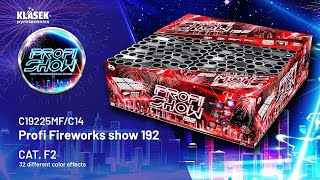 C19225MF/C14 Profi Fireworks show 192 | Klasek pyrotechnics