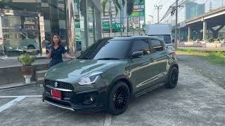 ส่งมอบรถ Suzuki Swift Glx สีเทา แร๊ปสติ๊กเกอร์ สีเขียวทั้งคัน ชุดแต่งจัดเต็ม ที่นครปฐม สวยจัดเต็ม