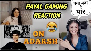 @PAYAL GAMING  reaction on adarsh uc OMEGLE funny VIDEO  😂🔥 | adarsh singh omegle funny videos #1