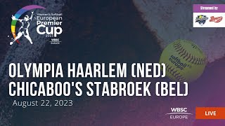 9 Women's Softball European Premier Cup: Olympia Haarlem (NED) VS Chicaboo's Stabroek (BEL)