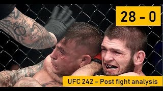UFC 242 Khabib Nurmagomedov vs Dustin Poirier | Post Fight Analysis