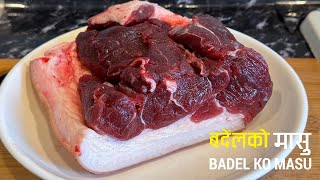 बदेलको मासु बनाउने सजिलो तरिका ।  Badel Ko Masu | Wild Boar Meat | Nepali Food | Sajilo Kitchen