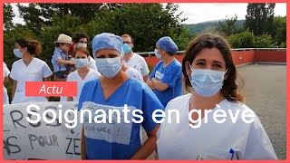 Grève des soignants à l'hôpital privé d'Ambérieu - Mardi 16 juin