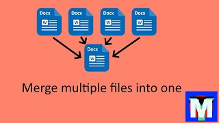 How to Merge MS Word doc docx Files Into One Document - Easy and no software needed