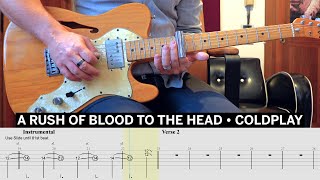 A Rush Of Blood To The Head Coldplay Cover • Guitar Tab • Tutorial • Lesson