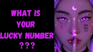 What is your Lucky Number? [ PERSONALITY TEST ]