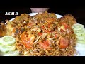 ASMR Makan Indomie Goreng Tek Tek, Bakwan dan Kuah Kaldu (whisper)