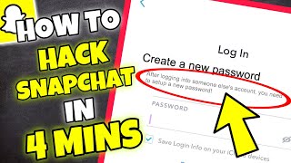 (NEW TRICK) How Hackers EASILY Hack Snapchat Account in 3 Minutes | Educational Guide