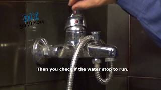 How to replace a mixer shower tap | How to change shower taps | How to fix shower mixer tap